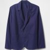 Entspannter Blazer aus Leinen und Baumwolle