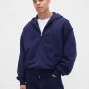 Extra schwerer French Terry-Kapuzenpullover mit Reißverschluss Extra schwerer French Terry-Kapuzenpullover mit Reißverschluss