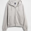 Extra schwerer French Terry-Kapuzenpullover mit Reißverschluss Extra schwerer French Terry-Kapuzenpullover mit Reißverschluss