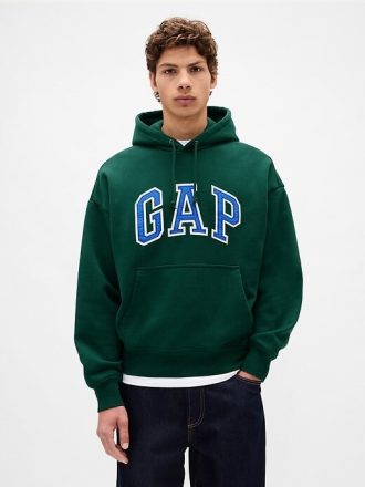 Extra schwerer Oversize-Hoodie aus French Terry mit Logo