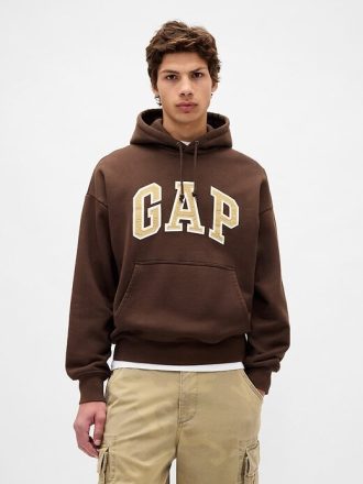 Extra schwerer Oversize-Hoodie aus French Terry mit Logo