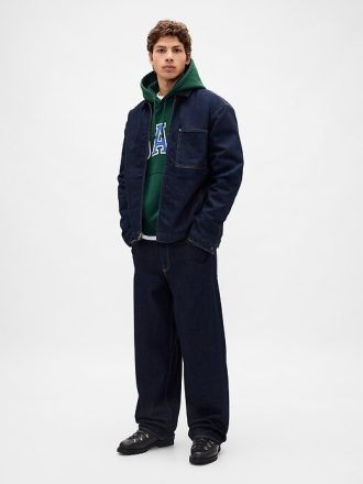 Extra schwerer Oversize-Hoodie aus French Terry mit Logo