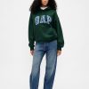 Extra schwerer Oversize-Hoodie aus French Terry mit Logo Extra schwerer Oversize-Hoodie aus French Terry mit Logo