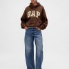 Extra schwerer Oversize-Hoodie aus French Terry mit Logo Extra schwerer Oversize-Hoodie aus French Terry mit Logo