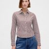 Figurbetontes Crop-Shirt aus Bio-Baumwolle Figurbetontes Crop-Shirt aus Bio-Baumwolle