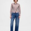 Figurbetontes Crop-Shirt aus Bio-Baumwolle Figurbetontes Crop-Shirt aus Bio-Baumwolle