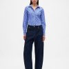 Figurbetontes Crop-Shirt aus Bio-Baumwolle Figurbetontes Crop-Shirt aus Bio-Baumwolle