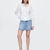 Figurbetontes Crop-Shirt aus Bio-Baumwolle Figurbetontes Crop-Shirt aus Bio-Baumwolle