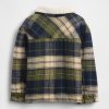 Flanellhemdjacke mit Sherpa-Futter für Babys und Kleinkinder