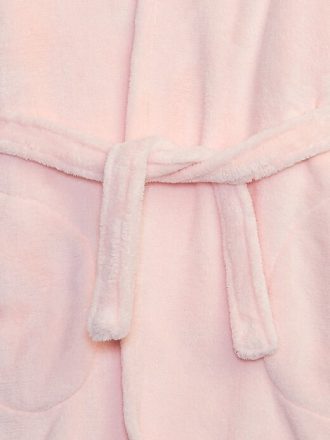 Flauschiger Bademantel aus recyceltem Material für Kinder