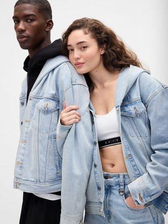 Gap × BÉIS Übergroße Jeansjacke