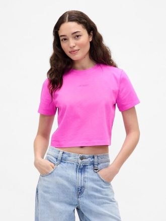 Gap × BÉIS Bio-Baumwolle VintageSoft Crop Graphic T-Shirt