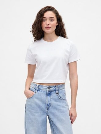 Gap × BÉIS Bio-Baumwolle VintageSoft Crop Graphic T-Shirt