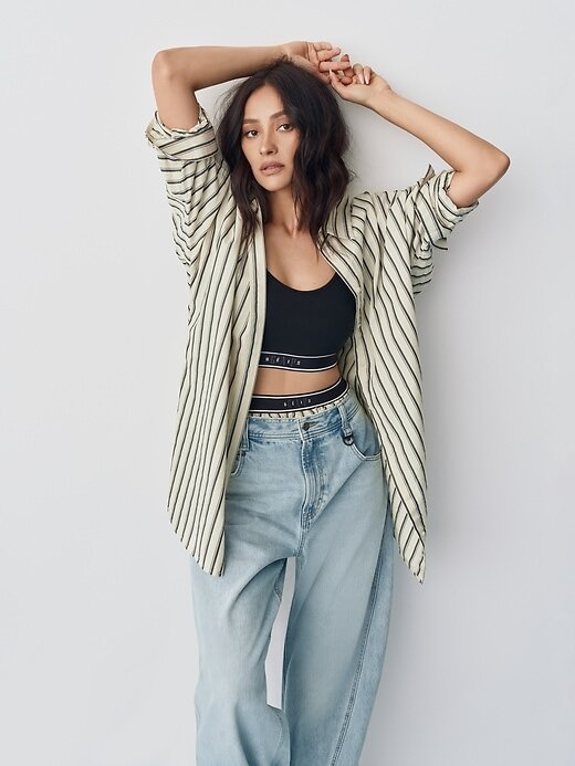 Gap × BÉIS Popeline Dolman Big Hemd Gap × BÉIS Popeline Dolman Big Hemd