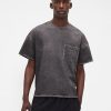 Gap × BÉIS Strick-Denim-Taschen-T-Shirt für Erwachsene Gap × BÉIS Strick-Denim-Taschen-T-Shirt für Erwachsene