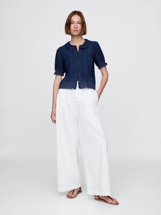 Gap × DÔEN – Hemd mit Ösen