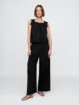 Gap × DÔEN – Hoch sitzende Bundfaltenhose