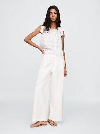 Gap × DÔEN – Hoch sitzende Bundfaltenhose
