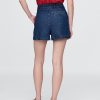 Gap × DÔEN – Hoch sitzende Jeansshorts mit Falten Gap × DÔEN – Hoch sitzende Jeansshorts mit Falten