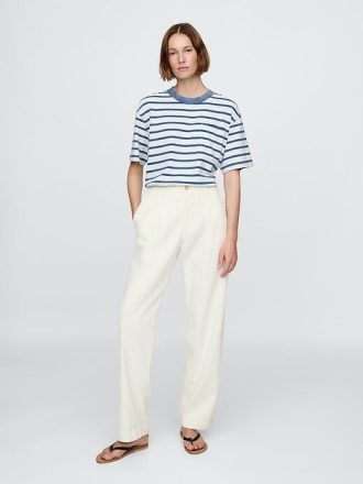 Gap × DÔEN Jeanshose mit Bundfalten für Erwachsene