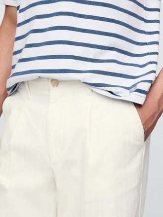Gap × DÔEN Jeanshose mit Bundfalten für Erwachsene