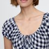 Gap × DÔEN – Midikleid aus 100 % Leinen mit Vichy-Karomuster Gap × DÔEN – Midikleid aus 100 % Leinen mit Vichy-Karomuster