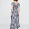 Gap × DÔEN – Midikleid aus 100 % Leinen mit Vichy-Karomuster Gap × DÔEN – Midikleid aus 100 % Leinen mit Vichy-Karomuster