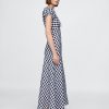Gap × DÔEN – Midikleid aus 100 % Leinen mit Vichy-Karomuster Gap × DÔEN – Midikleid aus 100 % Leinen mit Vichy-Karomuster