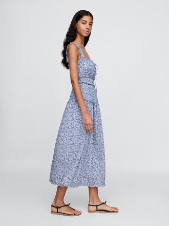 Gap × DÔEN – Midikleid mit Blumenmuster