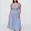 Gap × DÔEN – Midikleid mit Blumenmuster
