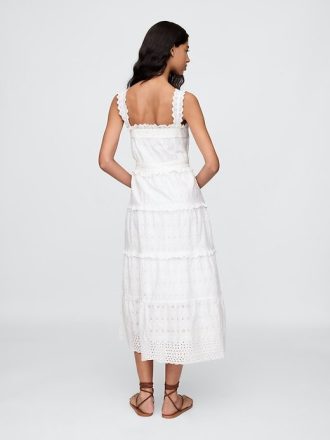 Gap × DÔEN Midikleid mit Ösen