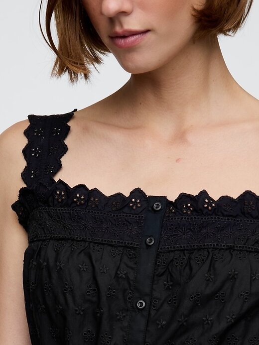Gap × DÔEN Midikleid mit Ösen Gap × DÔEN Midikleid mit Ösen
