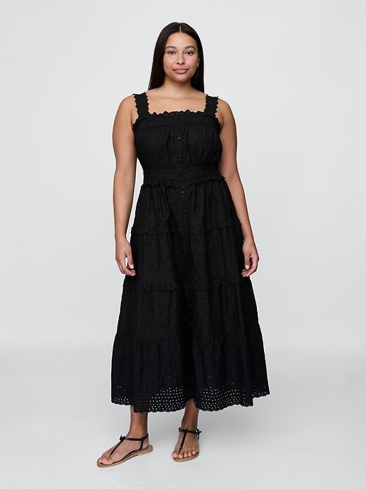 Gap × DÔEN Midikleid mit Ösen Gap × DÔEN Midikleid mit Ösen