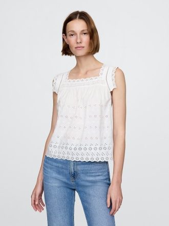 Gap × DÔEN Oberteil mit Ösen