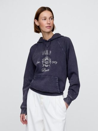 Gap × DÔEN Schwerer Raglan-Hoodie mit Logo für Erwachsene