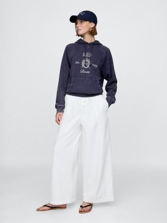 Gap × DÔEN Schwerer Raglan-Hoodie mit Logo für Erwachsene