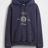 Gap × DÔEN Schwerer Raglan-Hoodie mit Logo für Erwachsene Gap × DÔEN Schwerer Raglan-Hoodie mit Logo für Erwachsene