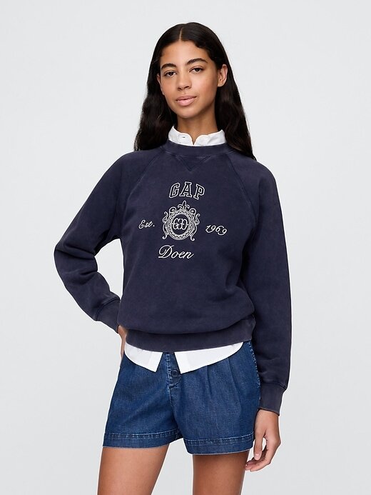 Gap × DÔEN VintageSoft Logo-Sweatshirt für Erwachsene Gap × DÔEN VintageSoft Logo-Sweatshirt für Erwachsene
