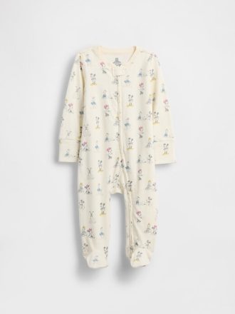 Gap × Disney Baby-Einteiler mit Füßen aus Bio-Baumwolle