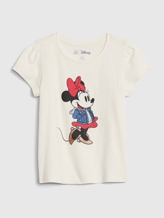 Gap × Disney Baby-T-Shirt mit Minnie-Maus-Grafik