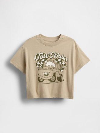 Gap × Disney Übergroßes Cars-T-Shirt für Babys und Kleinkinder
