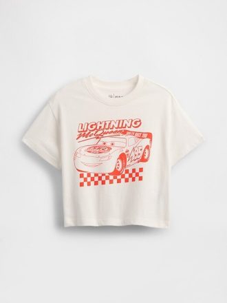 Gap × Disney Übergroßes Cars-T-Shirt für Babys und Kleinkinder