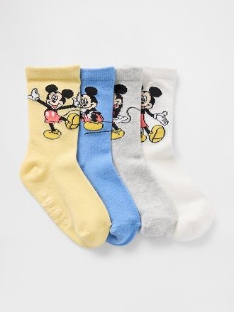 Gap × Disney Crew-Socken für Babys und Kleinkinder (4er-Pack)