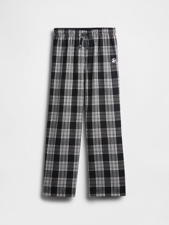 Gap × Disney – Flanell-Pyjamahose mit Totenkopfmotiv für Kinder aus „The Nightmare Before Christmas“ von Tim Burton
