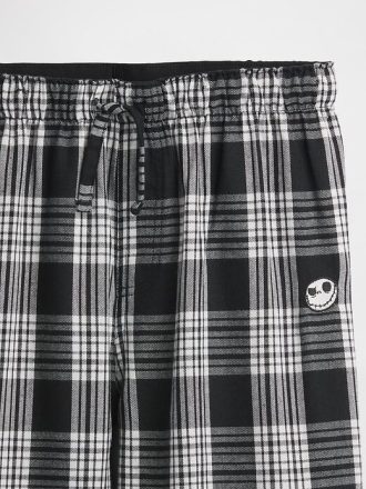 Gap × Disney – Flanell-Pyjamahose mit Totenkopfmotiv für Kinder aus „The Nightmare Before Christmas“ von Tim Burton