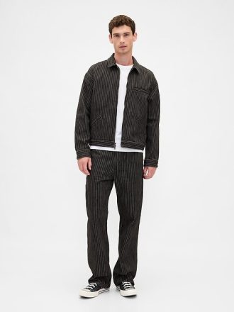 Gap × Disney – Gestreifte Jeansjacke „The Nightmare Before Christmas“ von Tim Burton
