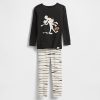 Gap × Disney Halloween-Pyjama-Set aus gebürsteter Bio-Baumwolle für Babys und Kleinkinder