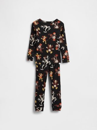 Gap × Disney Halloween-Pyjama-Set aus gebürsteter Bio-Baumwolle für Babys und Kleinkinder