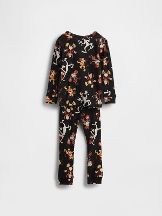 Gap × Disney Halloween-Pyjama-Set aus gebürsteter Bio-Baumwolle für Babys und Kleinkinder