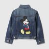 Gap × Disney Jeansjacke mit Mickey-Mouse-Symbol für Babys und Kleinkinder